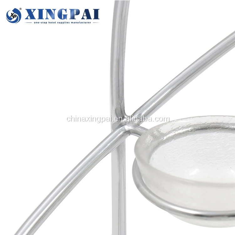 XINGPAI hotel catering utensils metal food display rack buffet risers cupcake fruit stand for sale