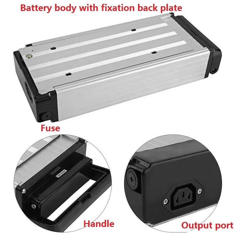 Задняя стойка для электровелосипеда 48 В 26 Ач 1000 Вт литий-ионная аккумуляторная батарея электроскутера