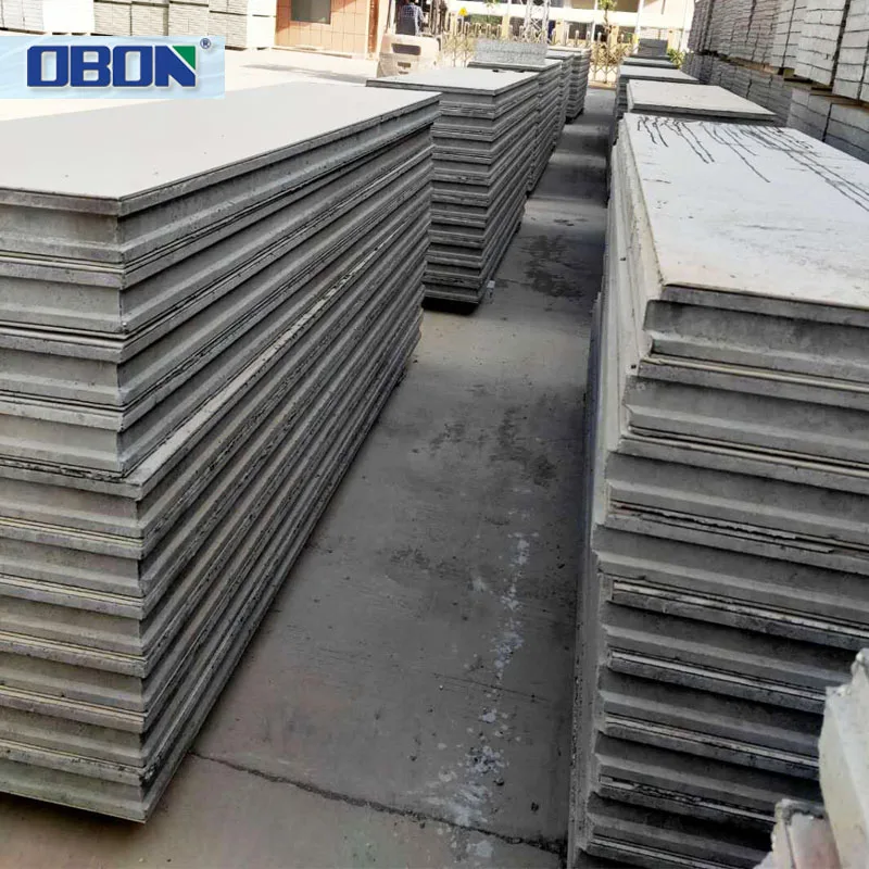 OBON Interlocking Light Weight Panel EPS Cement Precast Concrete Boundary Walls
