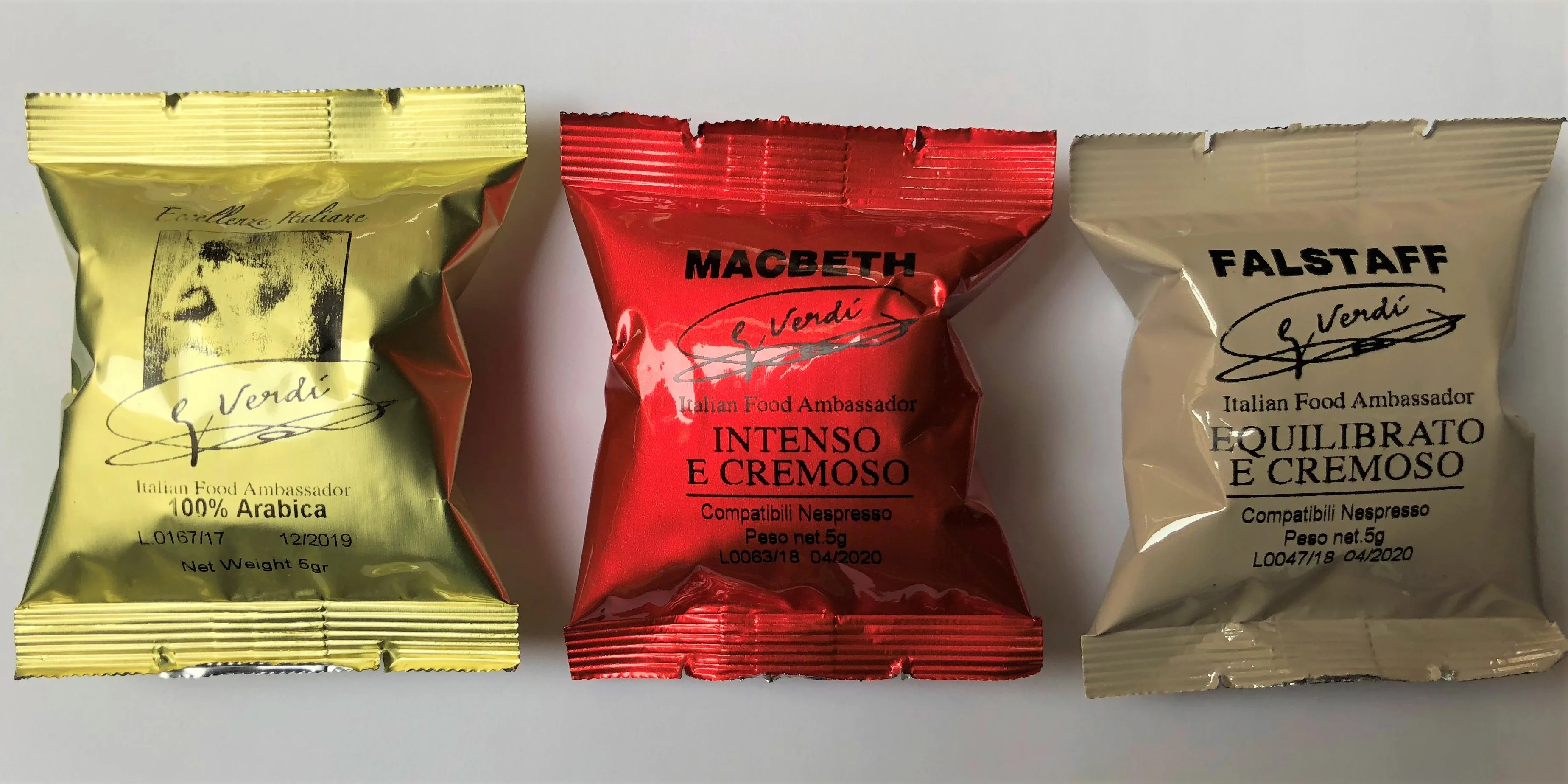 Капсулы Nespresso совместимые с Falstaff Джузеппе Верди выбор итальянские
