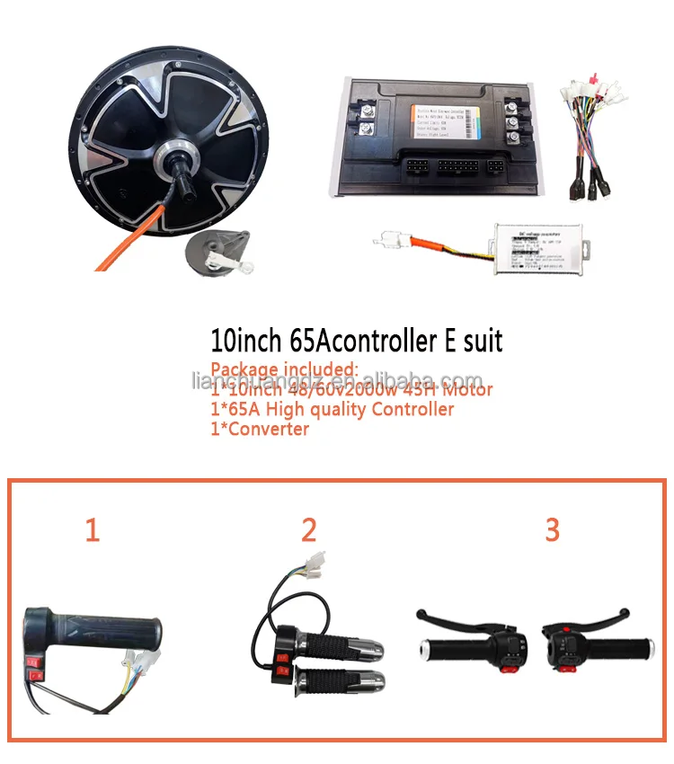 MEIDISI 10inch 1000w 2000w spoke motor controller for electric scooter motorcycle conversion kits