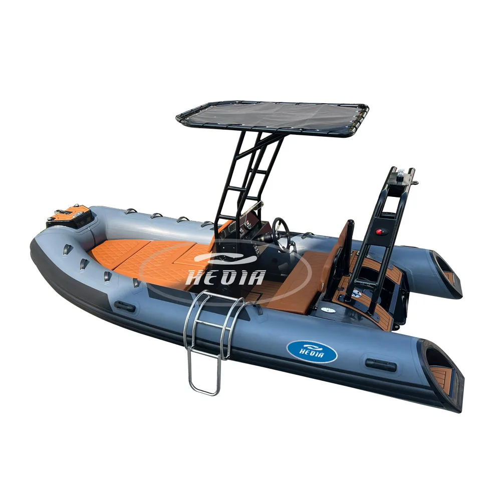 Hedia SP390 aluminum hull deep v best five inflatable boats for fishing