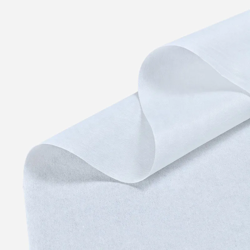 Oem Plain Weave Spunlace Nonwoven Raw Materials for Wet Wipes and Cleaning Cloth