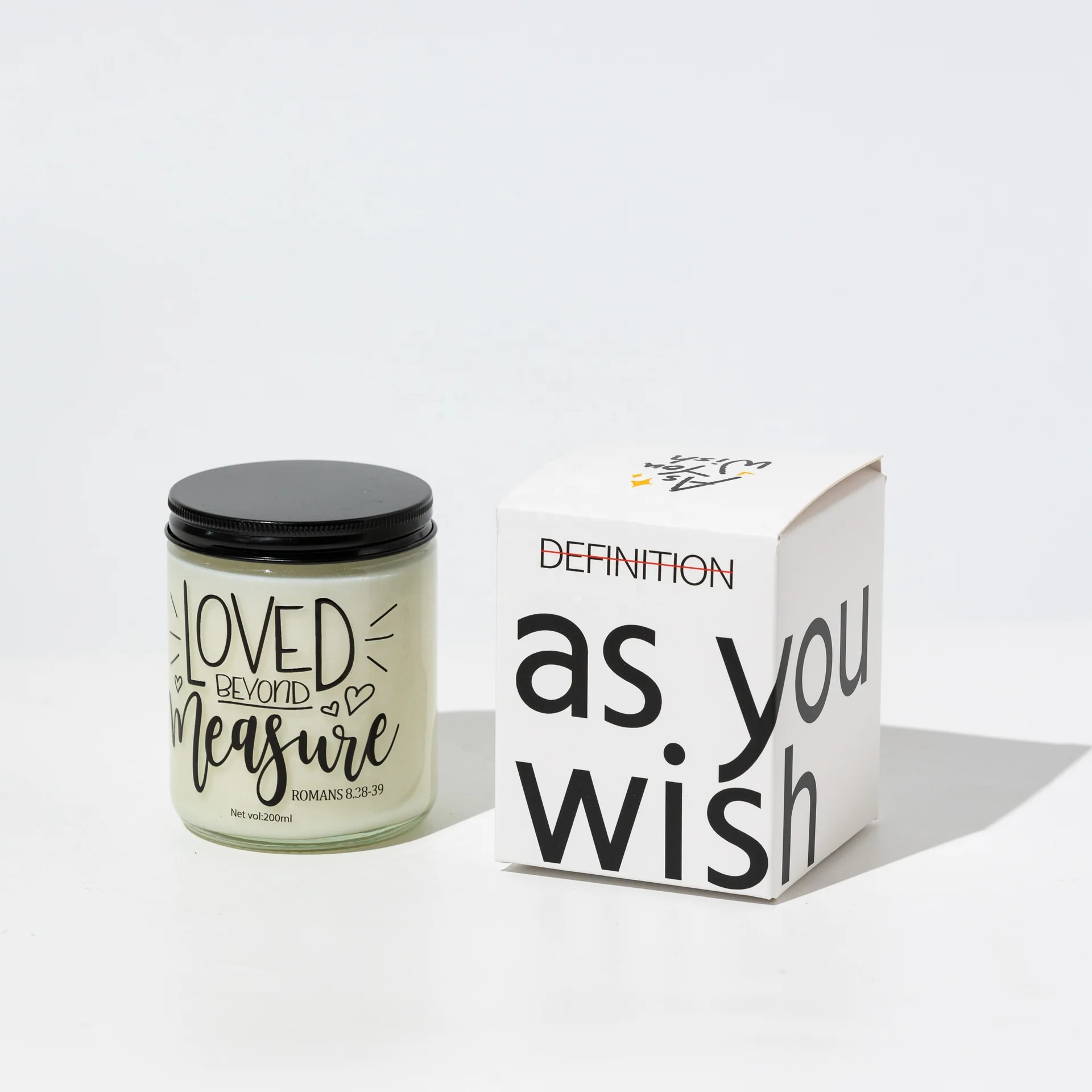 Big Birthday Wedding Gift Wholesale Customized Luxury Glass Jar candles & home fragrance Private Label Scented Soy Wax Candles
