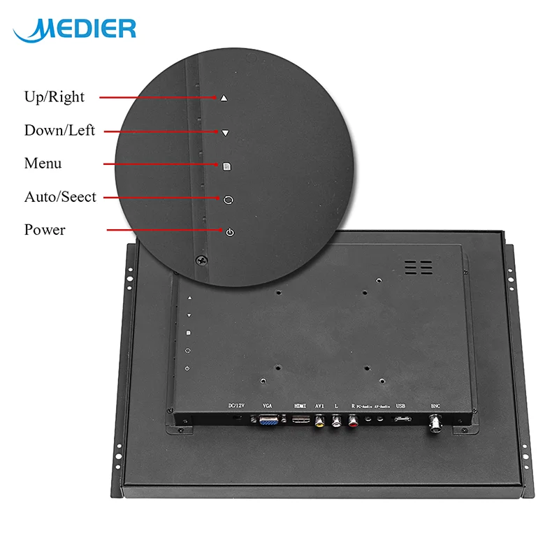 15.6 Inch Industrial Grade Kiosk  Touch Screen Monitors