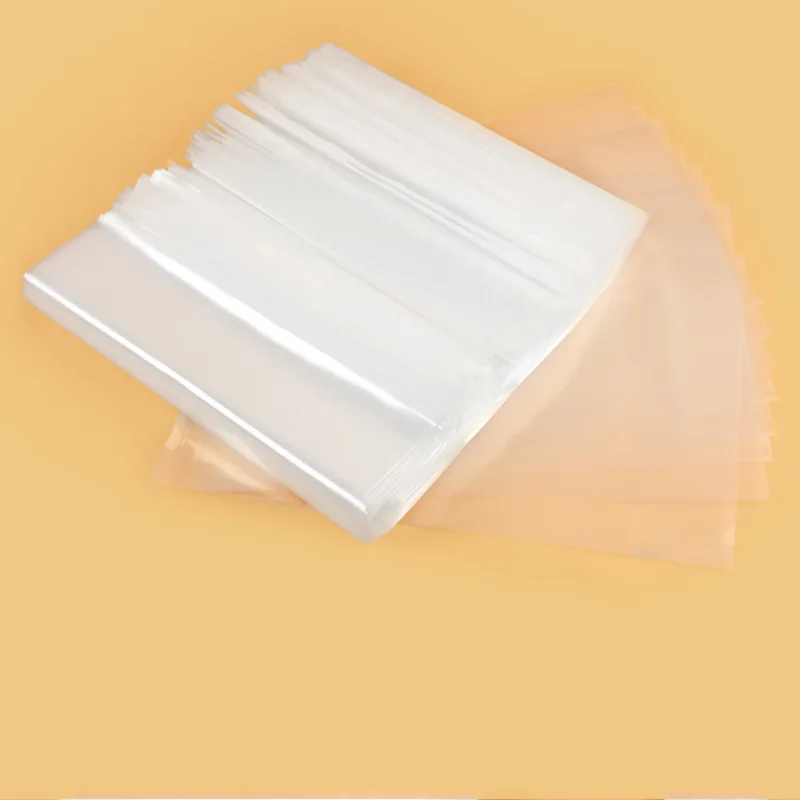 Factory Direct Plastic Bag HDPE LDPE Clear Poly Flat Bags on Roll with Customized Printing food freezer sandwich bag