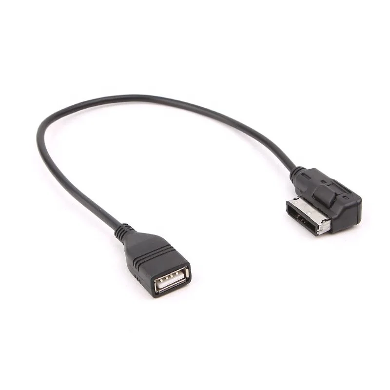 USB AUX Cable Music MDI MMI AMI to USB Female Interface Audio adapter AUX connector Data Wire For AU DI A3 A4 A5 A6 Q5 VW MK5