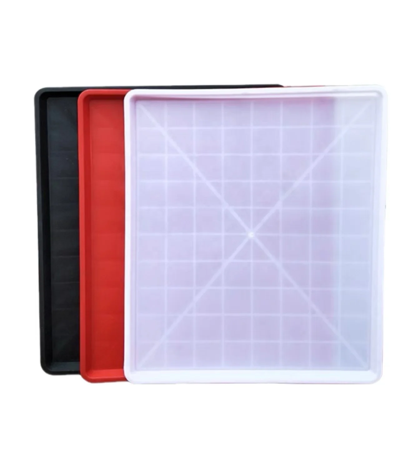 High Quality Farm Breeding Tools Manure Leakage Dung Board Cage Flat Three Color Poop Board Chicken Poop Tray