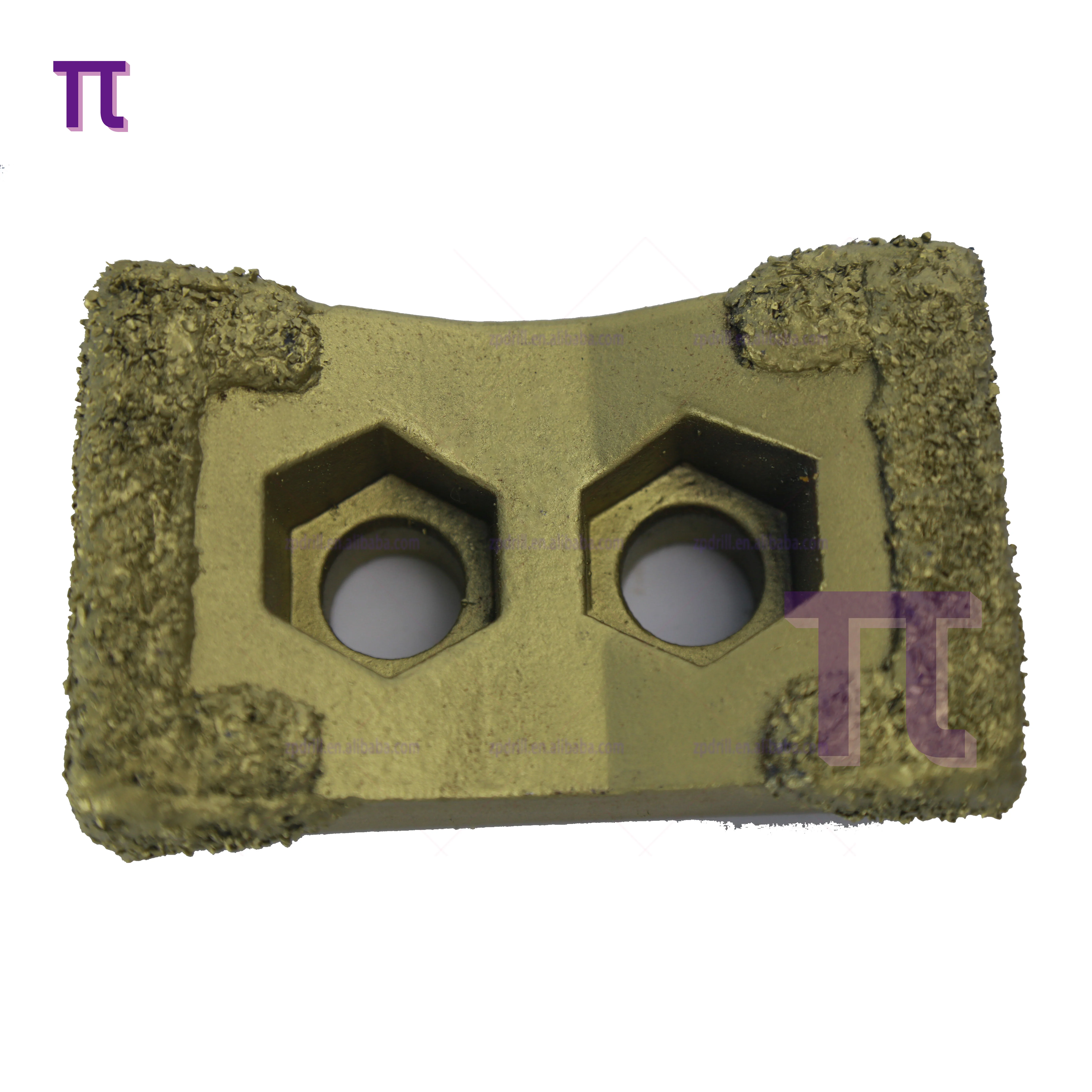 Hot selling premium alloy grinder head for crushing wood grinder tips crushed carbide overlay wearplate wood milling blades