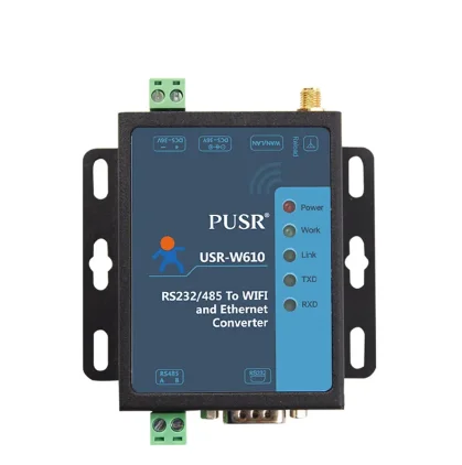 Supplier USR-W610 RS485/RS232 support Port Modbus TCP/RTU Industrial WiFi Serial to Ethernet Converter
