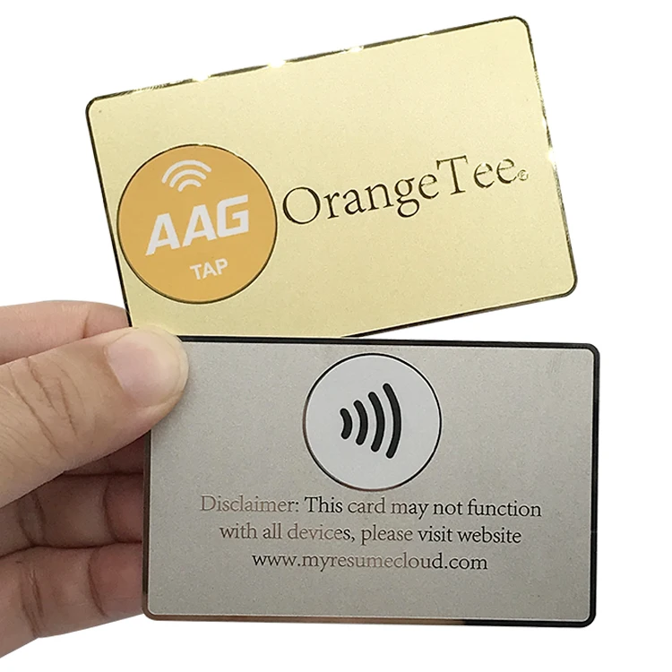 Hot Sale Custom Printed Logo Plating Matte Black Etched NFC Chip Metal Business Cards