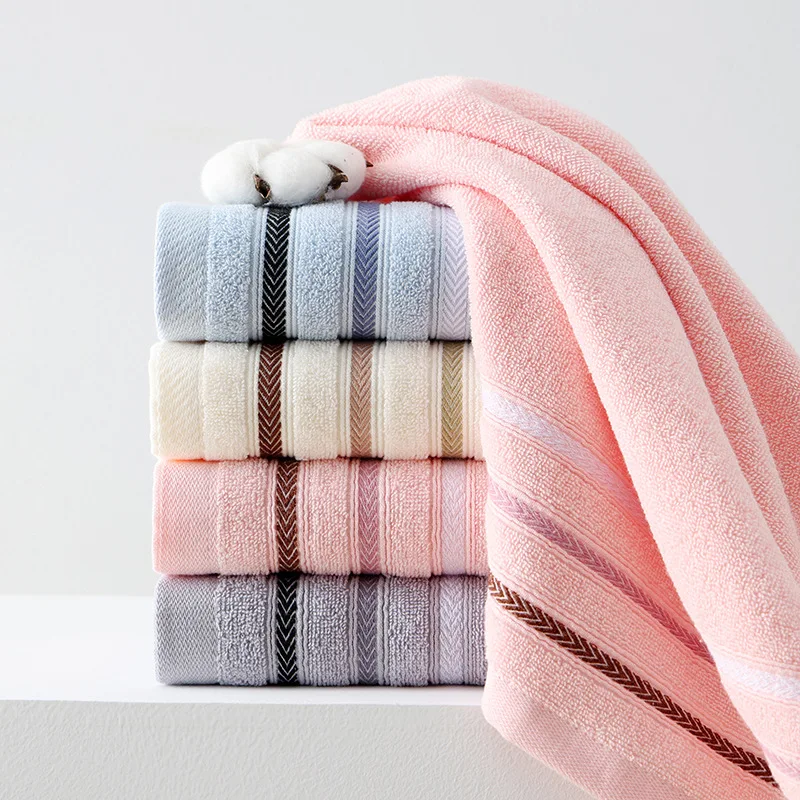 Manufacturer Direct Soft Absorbent Towel Multi-Functional Solid Color Cotton Bathroom Multi-Functional Towel