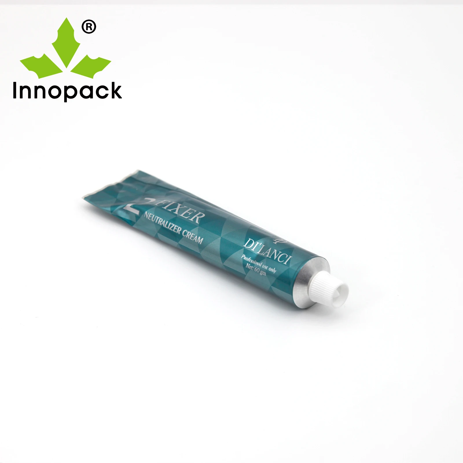 Empty Aluminum plastic tube with soft silica rubber gel spatula tip for face-mark squeeze tube packaging