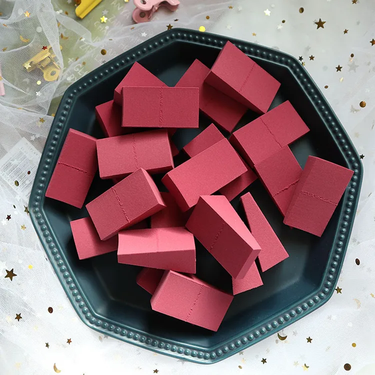 
Latex Free Foam Wedges Cheapest Price Hydrophilic Make Up Sponge Non-latex Cosmetics Disposable Wedge Makeup Sponge 