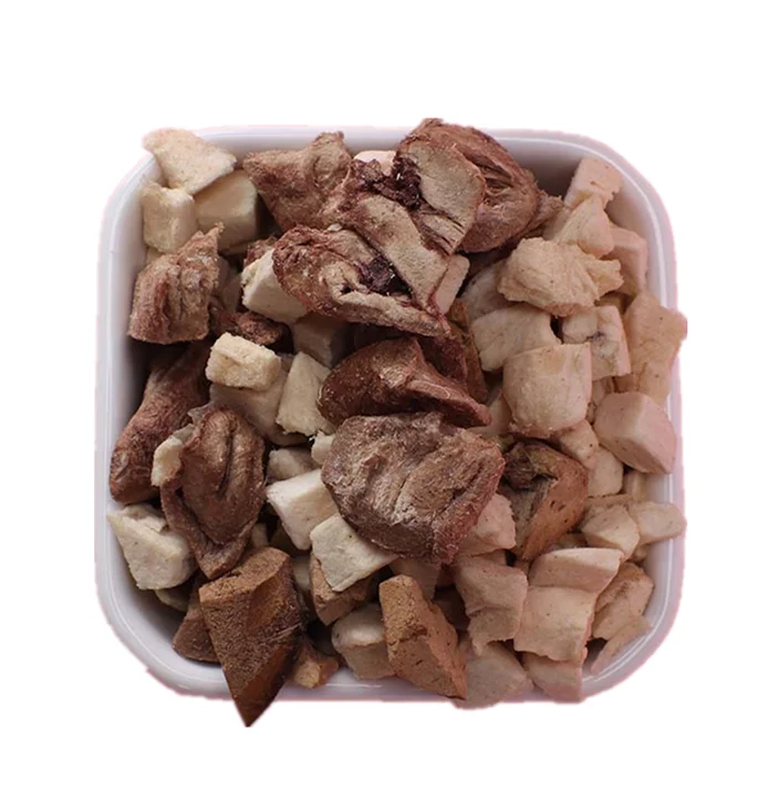 freeze dried chicken hearts livers