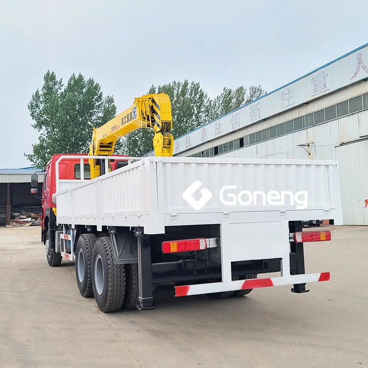 heavy-duty camion avec grue sinotruck howo diesel foldable truck with crane 14ton 16 20 ton
