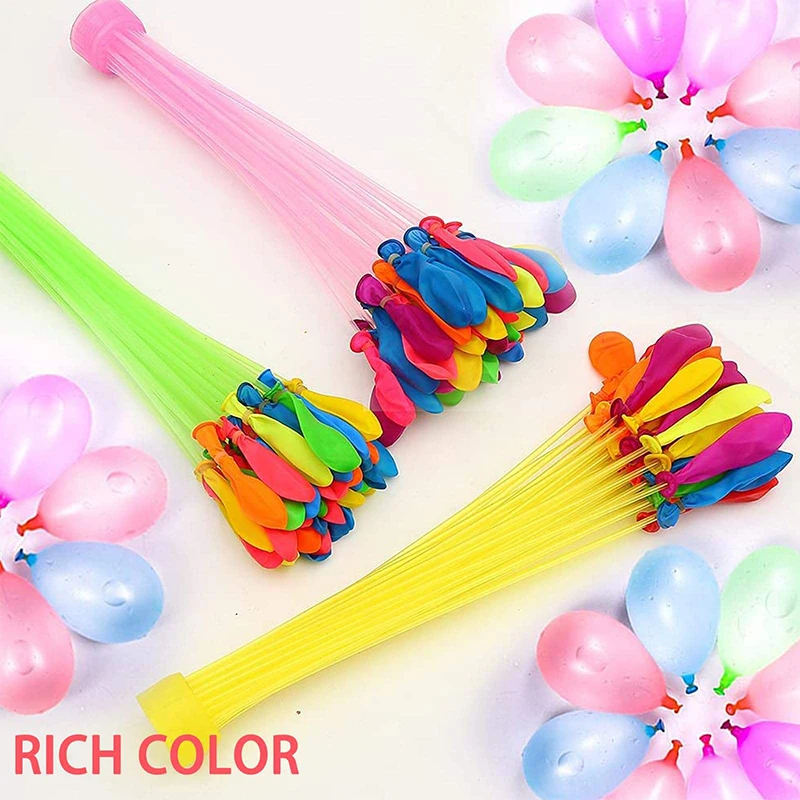 Reusable Water Balloons Refillable Water Balloon Quick Fill Self Sealing Water Bomb Splash Balls for Kids Swimming Pool