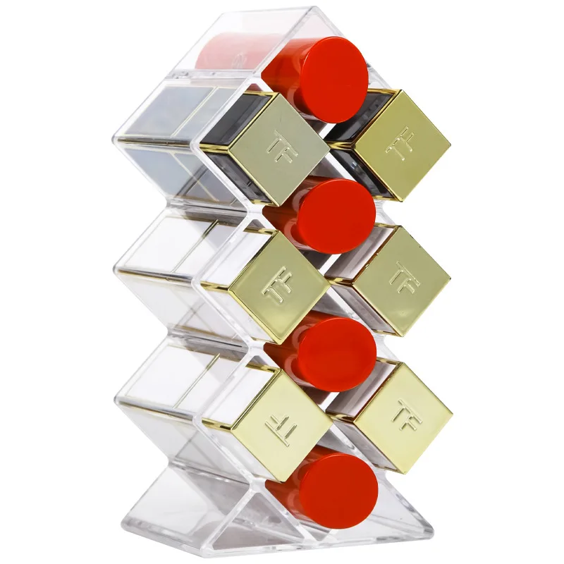 28 Grids Acrylic Lipstick Stand Holder Clear Makeup Organizer Storage Box Cosmetic Box Display Stand Make Up Organizer