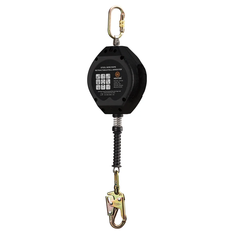 Self retracting life line middle snap hook industrial vertical systems equipment 3m fall arrester