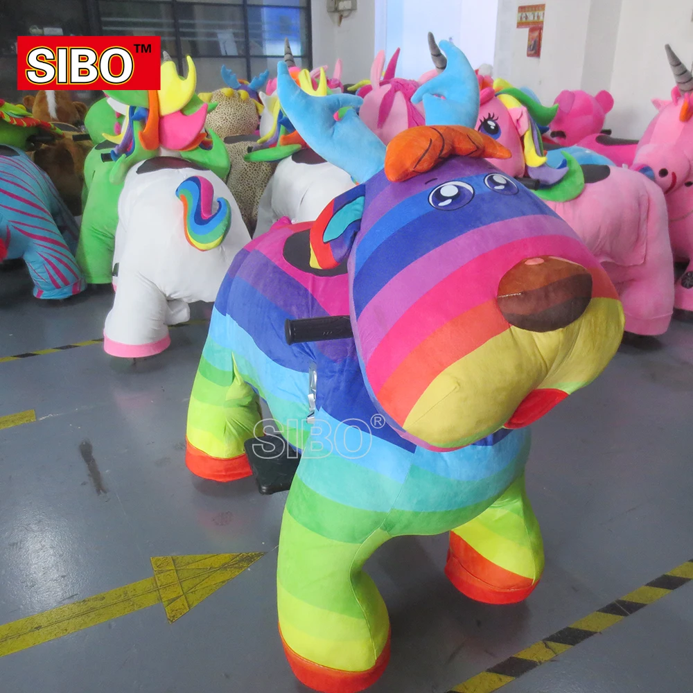 High Quality Kids Horse Riding Plush Riding Animal Ride Toy Car