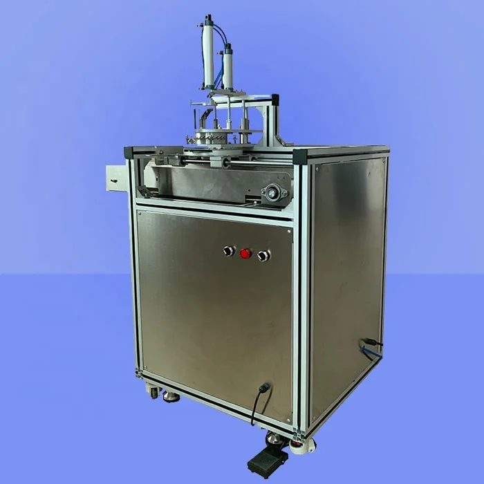 Semi-automatic soap pleat wrapping machine