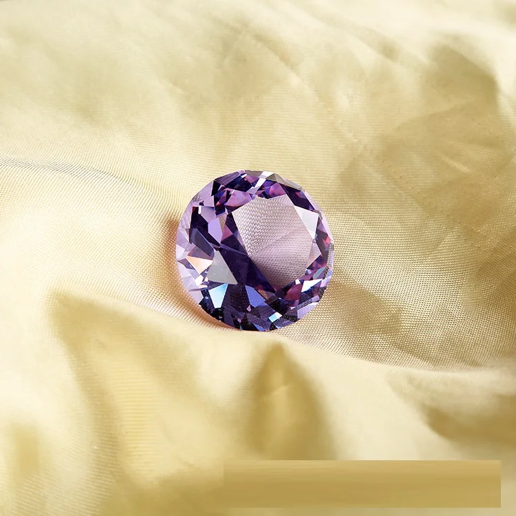 Wholesale of High-Quality Crystal Diamond Jewelry Gifts Colored Glass Crystal Stones Diamond