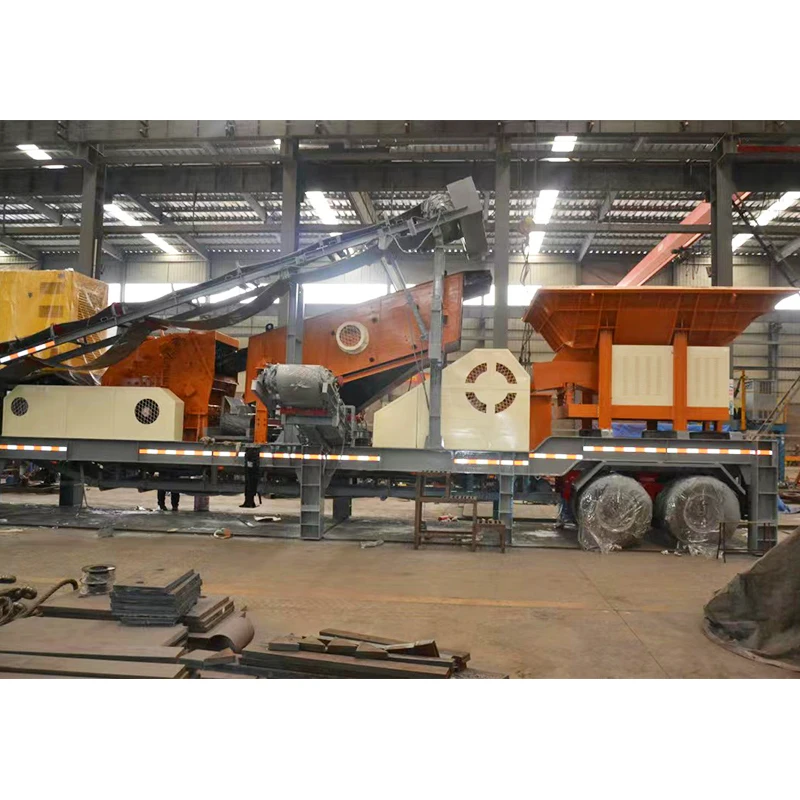 China Manufacturer Mobile Stone Crusher Plant Set Crushing Machine For Mine