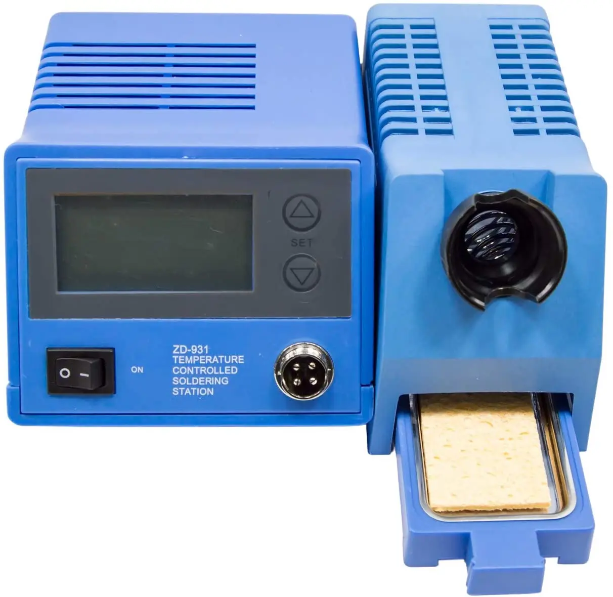 ZD-931 110-240V 48W Blue/Grey Color Temperature Controlled Soldering Station Digital LCD Display
