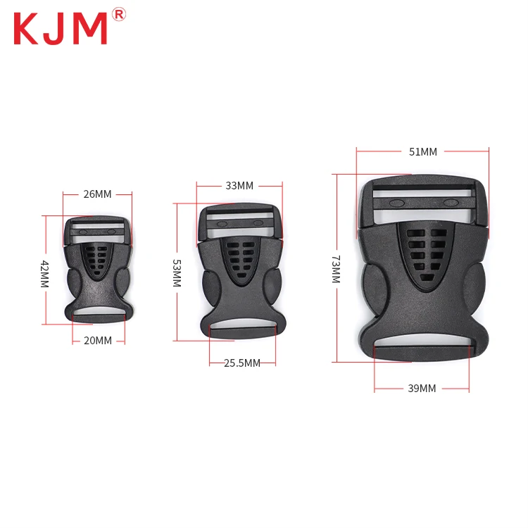 New Fashion Customisable Colourful Plastic Buckle for Luggage Strap Factory Price Bag Accessories