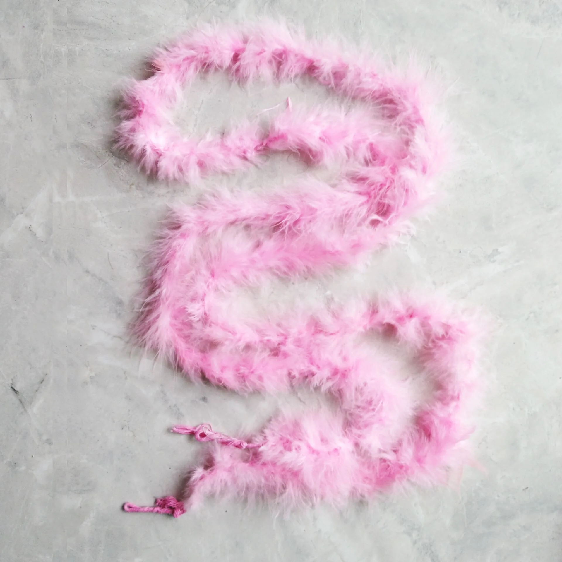 Wholesale Turkey Feather Boa Marabou Feathers Fringe Trim For Holiday Decoration