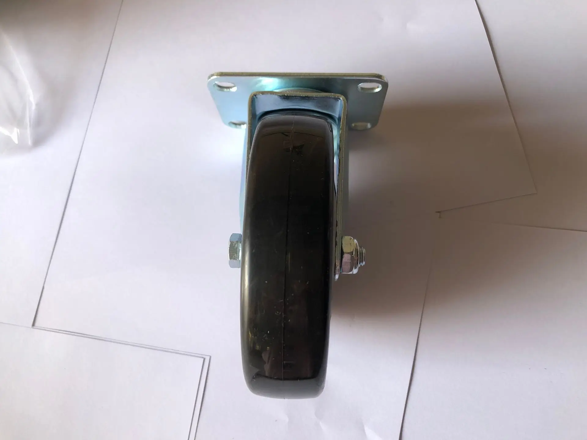 supermarket caster wheel for shopping cart  TPU and TPR tread shopping cart castor wheel pvc