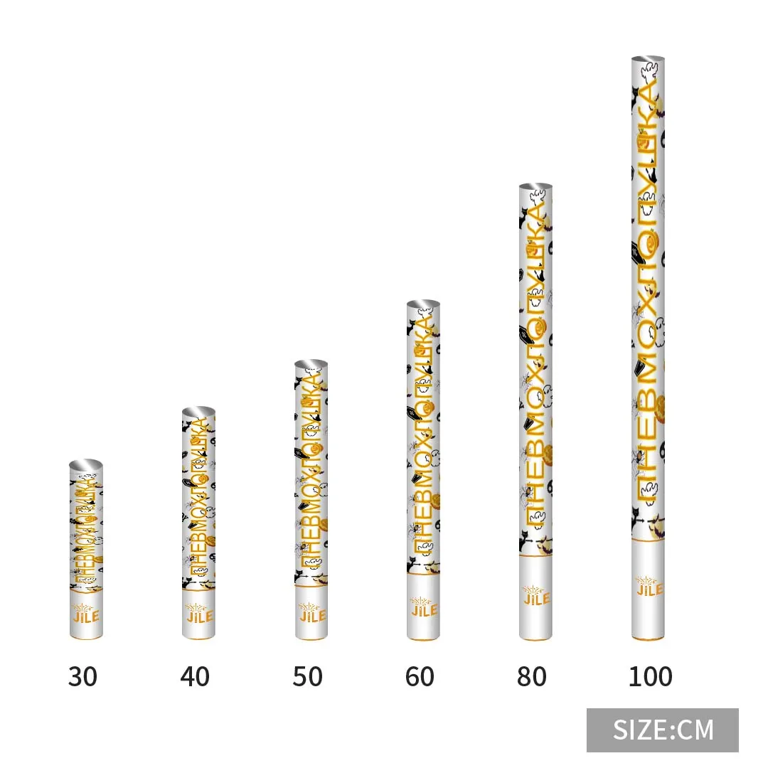 Custom Baby Shower Gender Reveal Burnout Powder Confetti Cannon Party Decoration