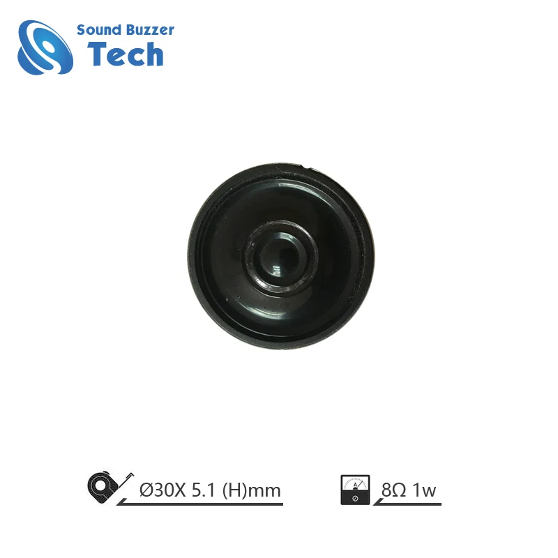 Free samples dynamic speaker for child car seats ROHS horn 8ohm 0.5w 30mm mylar speaker