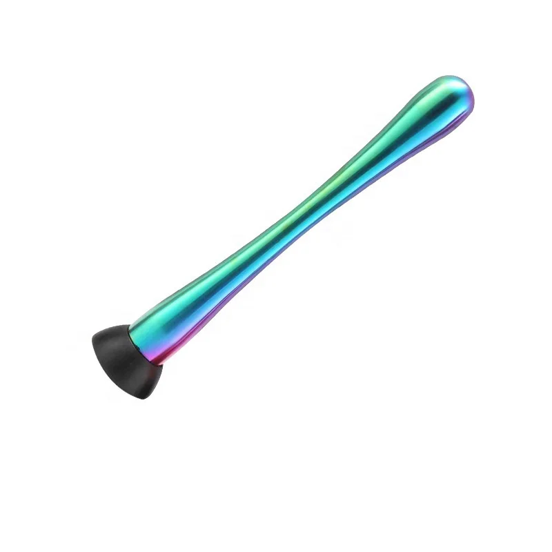 Stainless Steel Cocktail Muddler and Mixing Spoon Home Bar Tool Set blender muddler