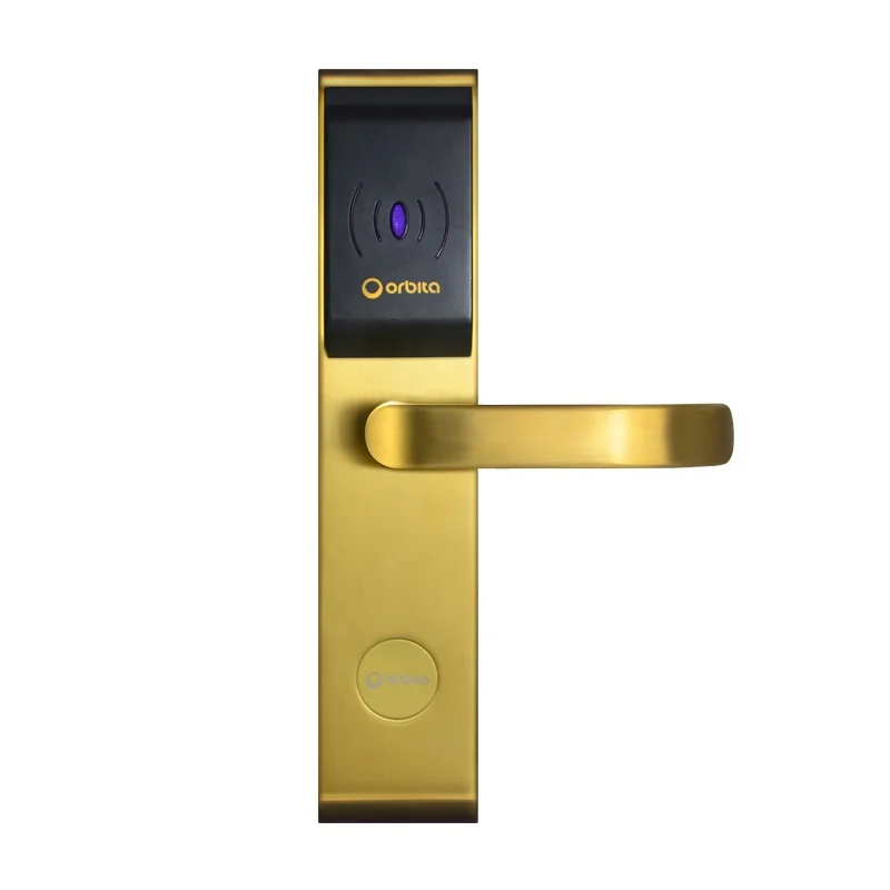 Orbita Guangdong Hot Selling Electronic Hotel Smart Waterproof Electronic Door Lock with Key and Card