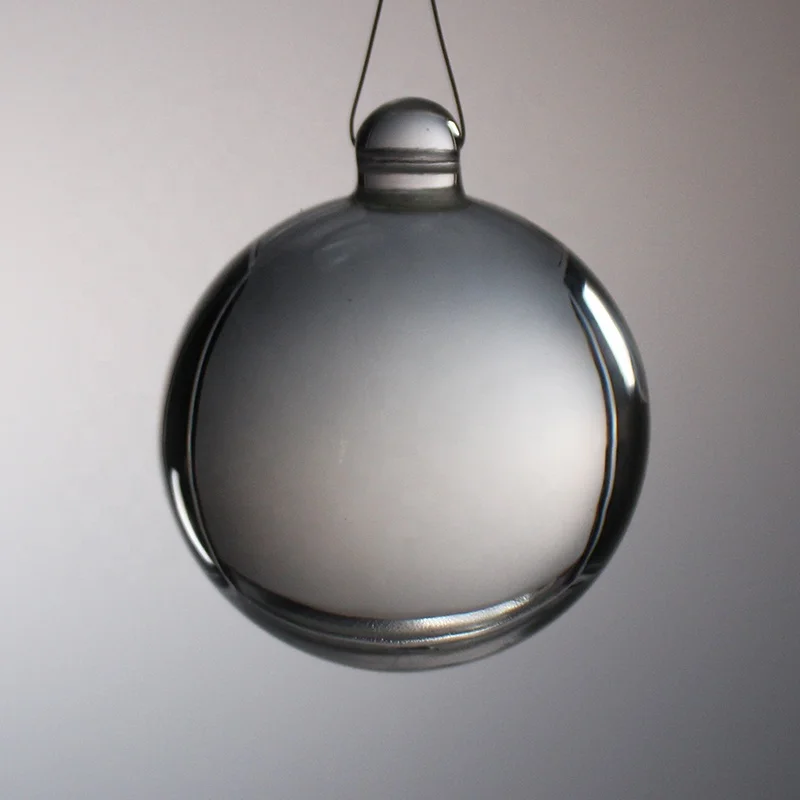 
50mm Smooth Glass Crystal Ball with Hanging Hole 