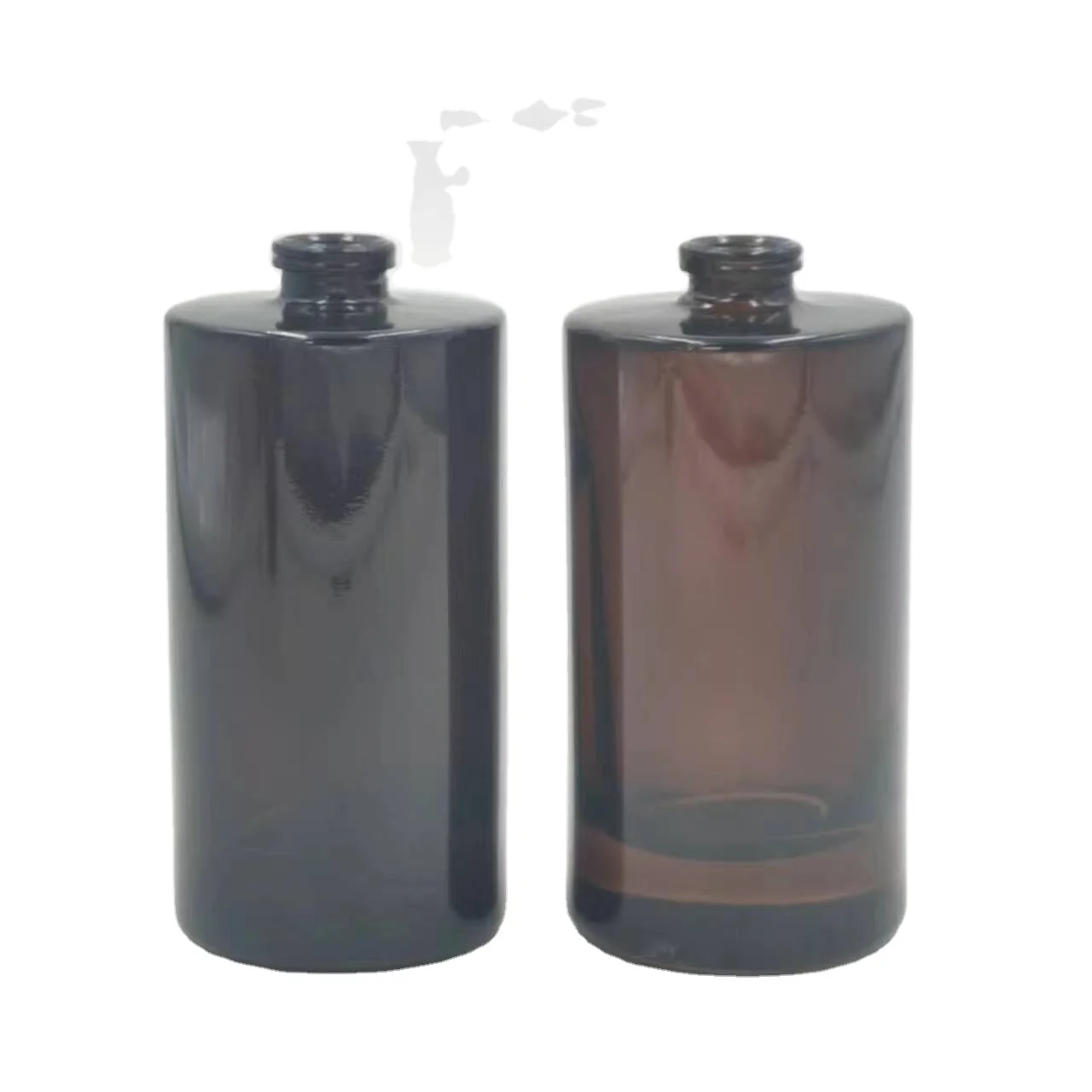 Custom color factory  50ml dark brown perfume bottle with cap