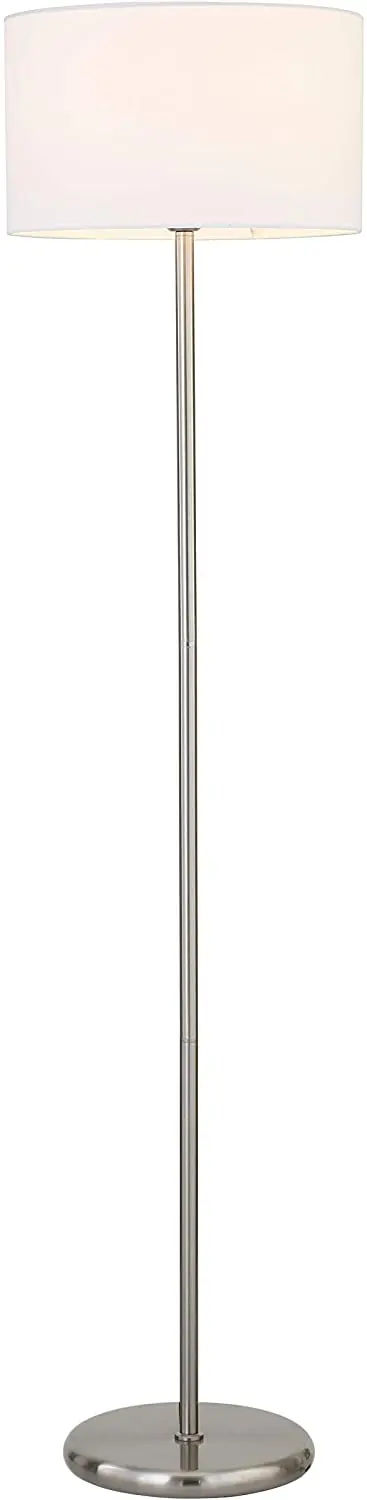 Напольная Лампа для гостиной Современная стоячая лампа с барабаном абажуром утолщенный высокий полюсный светильник офиса Натяжной цепью