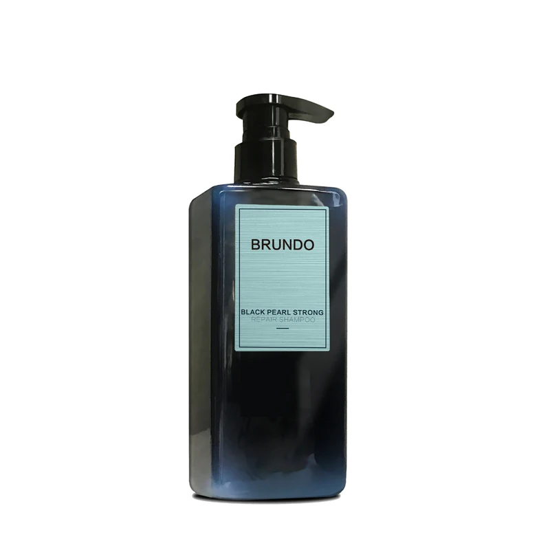 OEM ODM Service organic hair shampoo black pearl strong repair shampoo