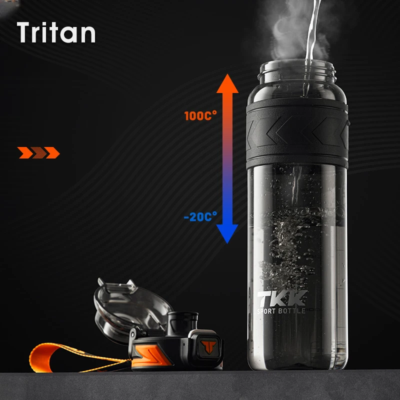 32oz water bottle with Straw 600 800 1000ml BPA Free Leakproof plastic bottle Dishwasher Safe tritan sports water bottle