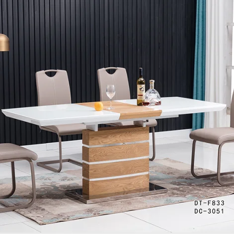 Free Sample Cheap 6 Chairs Dining Table Modern Classic 6 Seater Luxury  Dining Table set