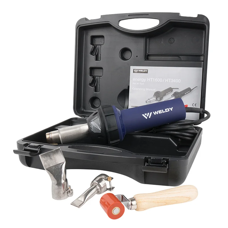 Weldy Energy HT1600 Portable Welding Hot Air Gun For Plastic Welding used in water conservency and roofproofing