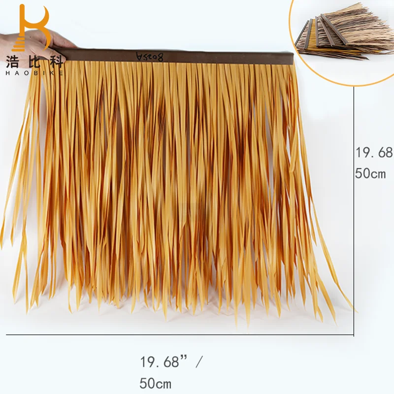 Multi-Specification artificial roof thatch fireproof artificial synthetic thatch roofing thatching roof