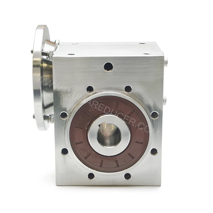 New Product Gearboxes Stainless Steel Reduction Worm Gear Reducer Stepper Motor Gearboxes