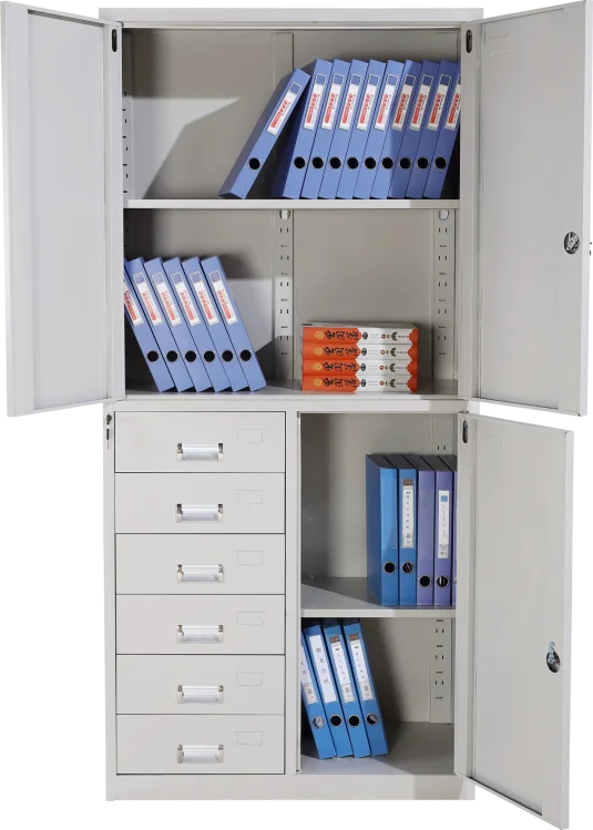 6 drawers steel furniture office home file tool cabinet