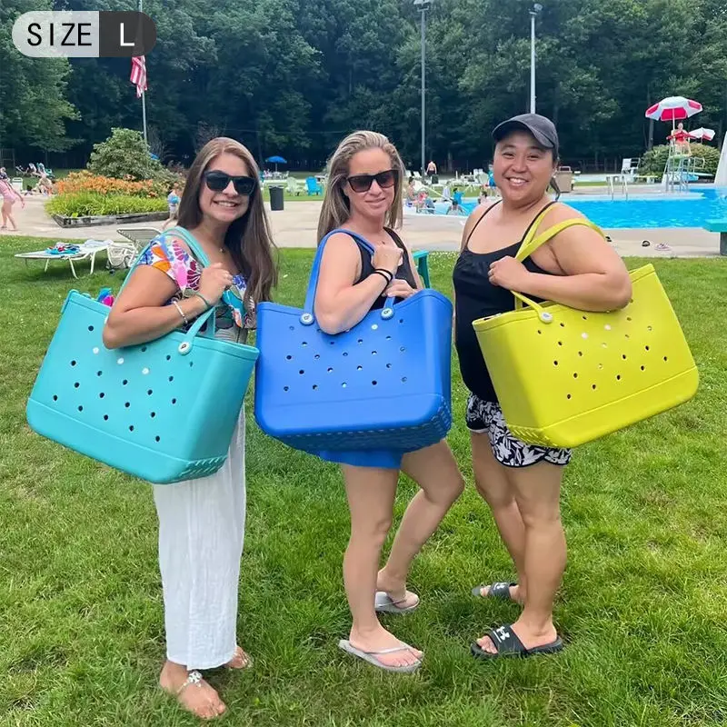 Quality upgrade wholesale bogg bag xl hand tote simply southern eva bogg beach bag silicone beach bogg bag bog