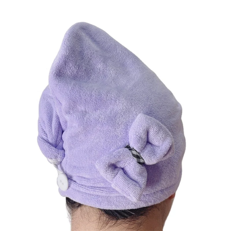 hot selling customized wrap hair towel cotton hair towel for hair salon