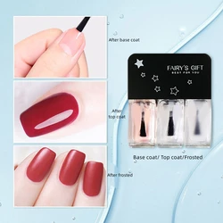 M&U 3 In 1 Nail Polish No Bake Quick Dry Uv Gel Nail Polish Long Lasting Nail Polish Gift Set 18 Colors