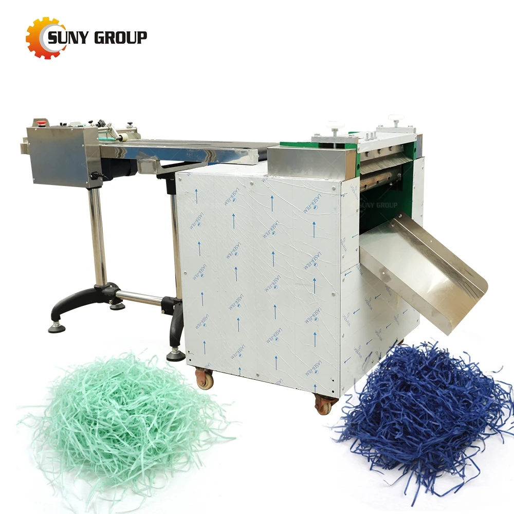Two Function Wrinkle Paper Cutting Machine For Making Paper Strips