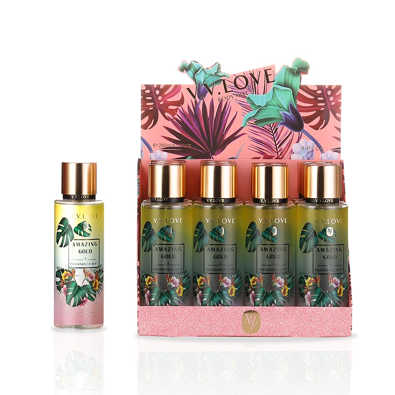 tropical rain Perfume Eau De Cologne Manufacturer Body Splash long lasting Fragrance Body Mist Fragrance mist Body Splash 250ml